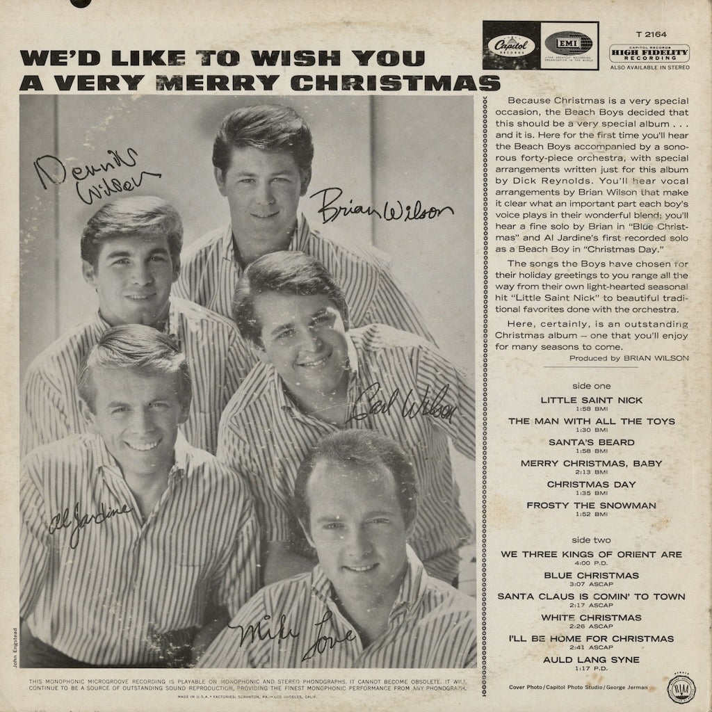 The Beach Boys / ビーチボーイズ / Christmas Album (T-2164) US 1964 MONO