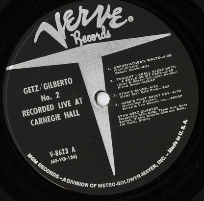 Stan Getz, Joao Gilberto / スタン・ゲッツ、ジョアン・ジルベルト / Getz / Gilberto #2 (V-8623)
