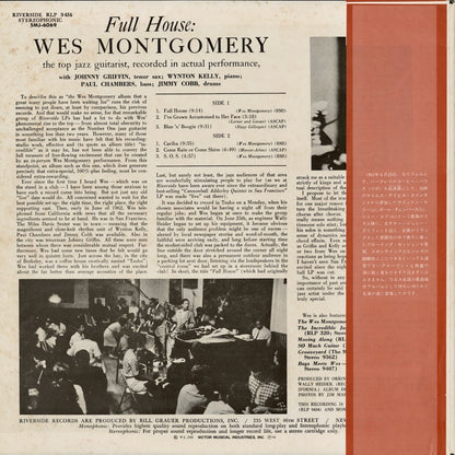 Wes Montgomery / ウェス・モンゴメリー / Full House (SMJ-6069)