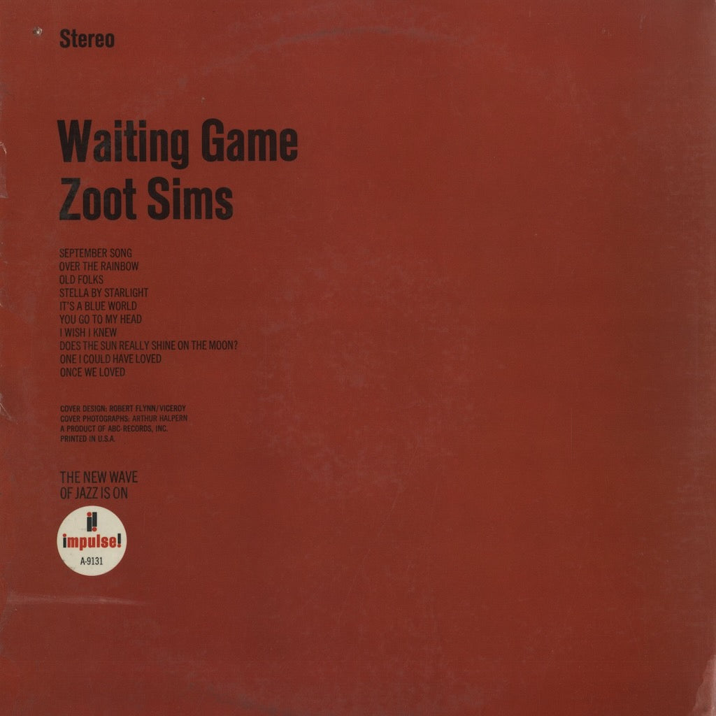 Zoot Sims / ズート・シムズ / Waiting Game (AS-9131)