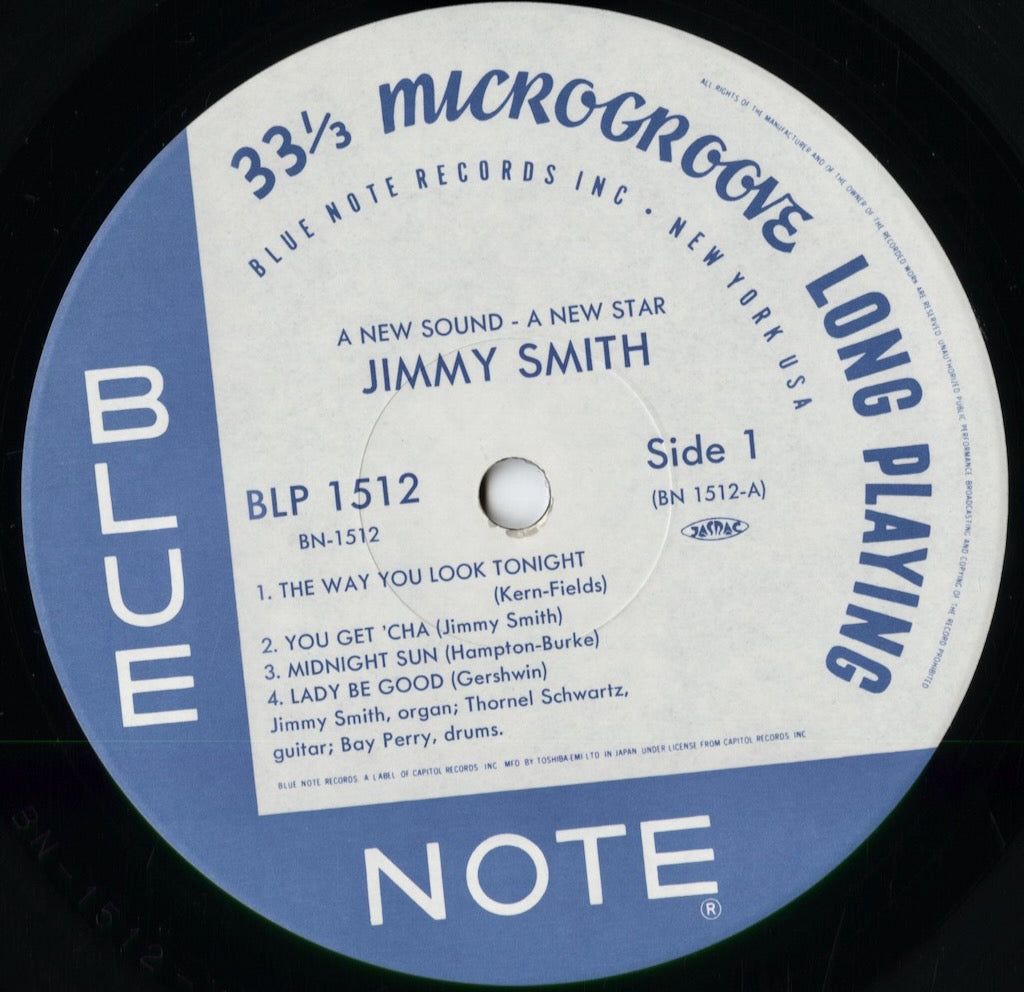 Jimmy Smith - A New Star - A New Sound (BN 1512) 1994 JPN Blue Note｜中古LP
