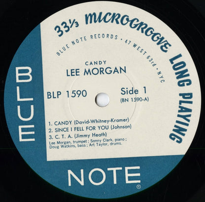 Lee Morgan - Candy (BLP-1590) 1983 JPN Blue Note｜中古LP