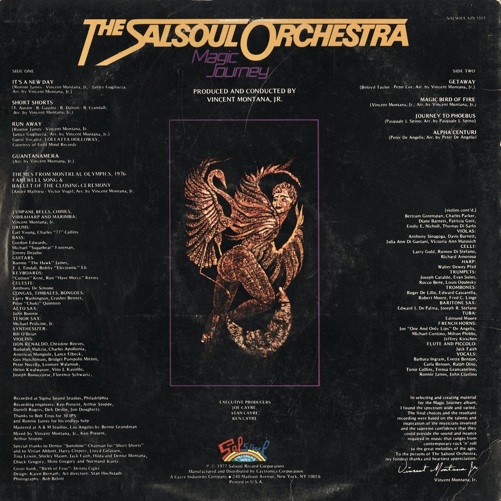 The Salsoul Orchestra - Magic Journey (SZS-5515) LP 1977 US
