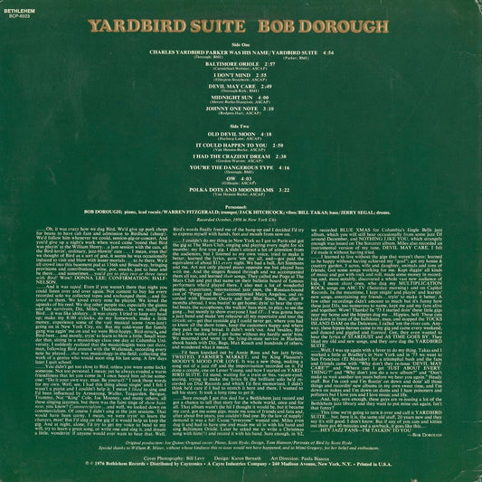 Bob Dorough – Yardbird Suite (BCP-6023) LP 1976 US Bethlehem | 中古LP