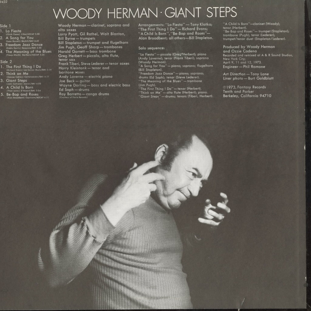 Woody Herman – Giant Steps (F-9432) LP 1973 US Fantasy | 中古LP