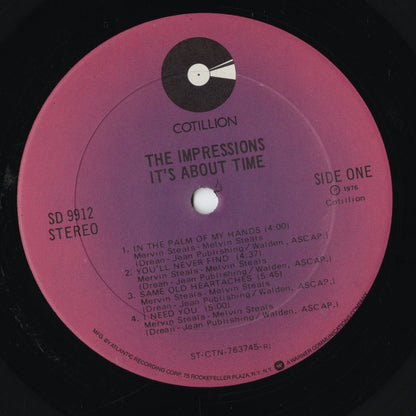 The Impressions / インプレッションズ / It's About Time (SD 9912)