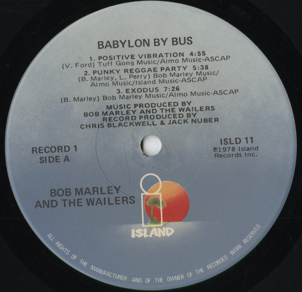 Bob Marley & The Wailers - Babylon By Bus (ISLD 11) 1978 US Island｜中古2LP