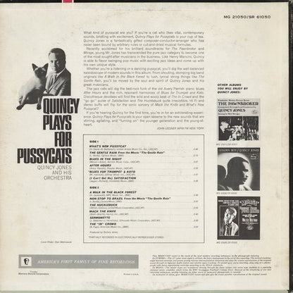 Quincy Jones - Quincy Plays For Pussycats (SR-61050) LP 1965 US Mercury｜中古LP