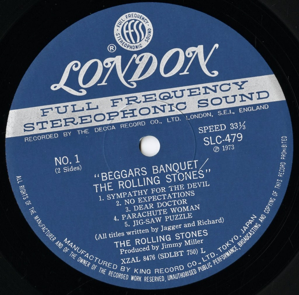 Rolling Stones / ローリング・ストーンズ / Beggars Banquet (SLC-479)
