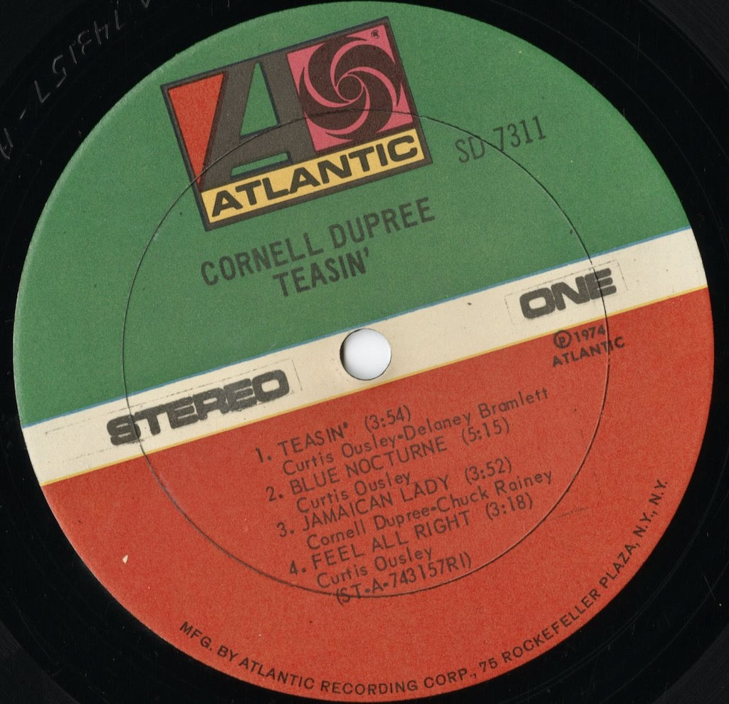 Cornell Dupree – Teasin' (SD 7311) LP 1974 US Atlantic｜中古LP