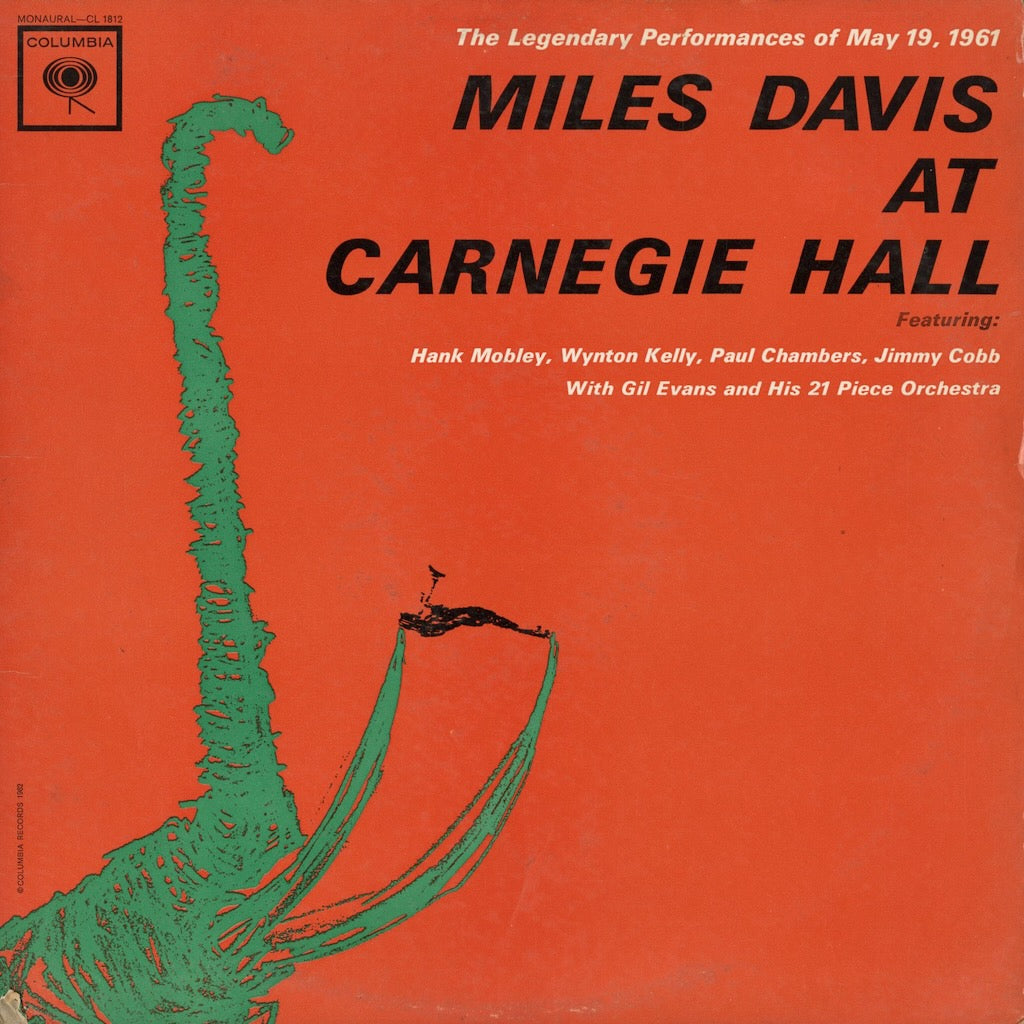 Miles Davis - At Carnegie Hall (CL 1812) 1962 US Columbia｜中古LP