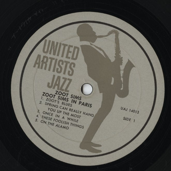 Zoot Sims - Zoot Sims In Paris LP US United Artists Jazz ズート