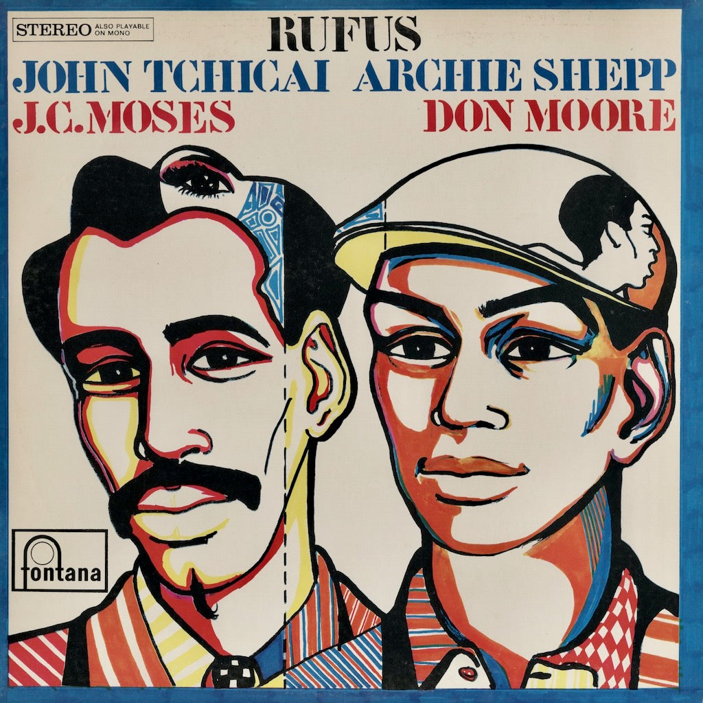 John Tchicai, Archie Shepp – Rufus (195J-26) LP 1984 JPN Fontana