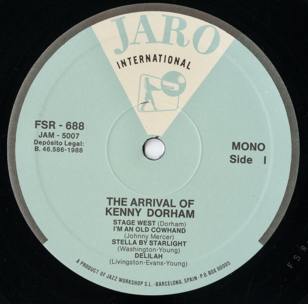 Kenny Dorham - The Arrival Of Kenny Dorham (FSR-688) 1988 SPA Jaro｜中古LP