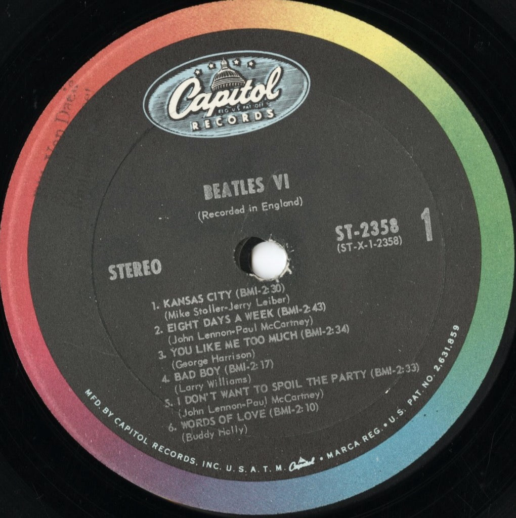 The Beatles / ビートルズ / Beatles VI (ST-2358) US盤