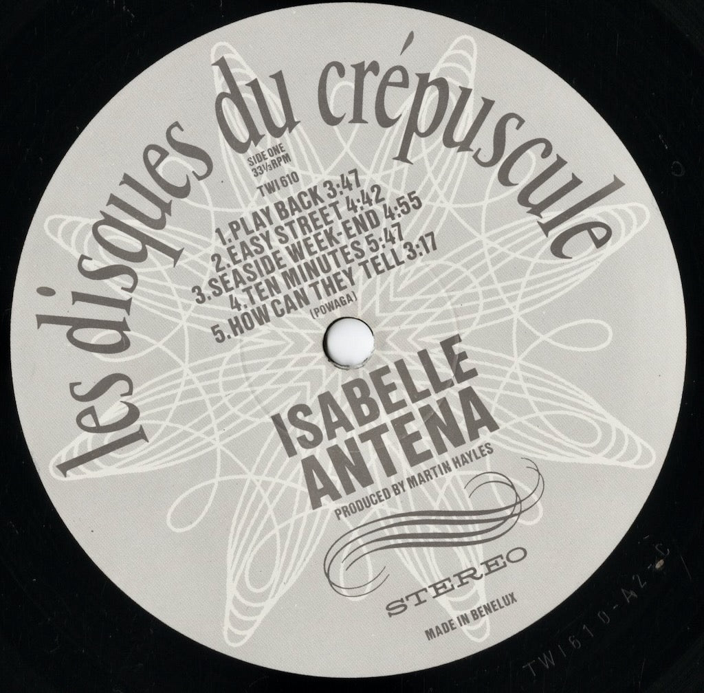 Isabelle Antena - En Cavale (TWI 610) LP 1986 Belgium Les Disques Du Crépuscule｜中古LP