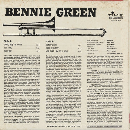 Bennie Green - S.T. (ULS-1806-V) LP 1970s JPN Time｜中古LP