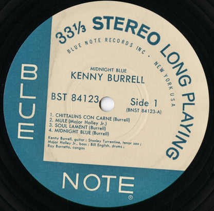 Kenny Burrell - Midnight Blue (BST 84123) 1983 JPN Blue Note｜中古LP