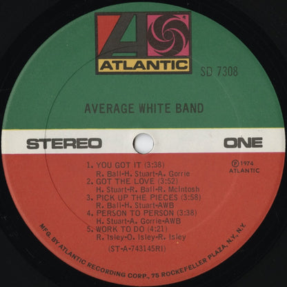 Average White Band / アヴェレージ・ホワイト・バンド / AWB (SD 7308)