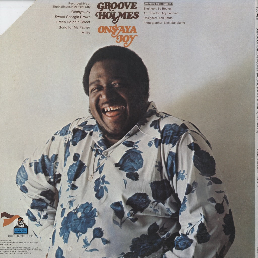 Groove Holmes / グルーヴ・ホルムズ / Onsaya Joy (BDL1-0827)