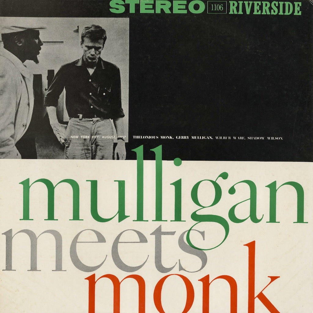 Thelonious Monk And Gerry Mulligan - Mulligan Meets Monk (SMJ-6107) 1975 JPN Riverside - 東芝｜中古LP