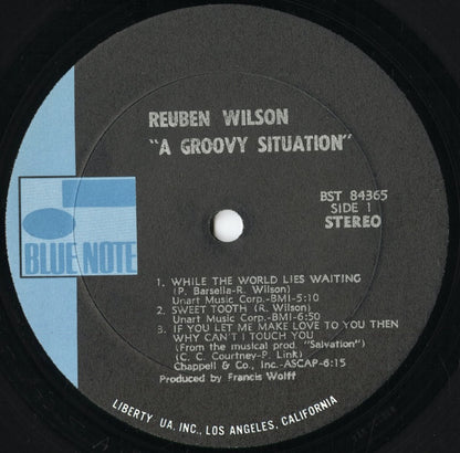 Reuben Wilson - A Groovy Situation (BST 84365) 1971 US Blue Note｜中古LP