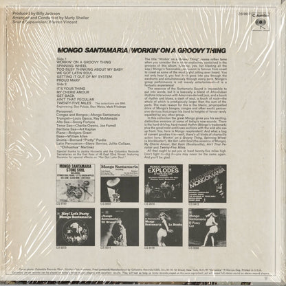 Mongo Santamaria - Workin' On A Groovy Thing (CS 9937) LP 1970's US Columbia｜中古LP