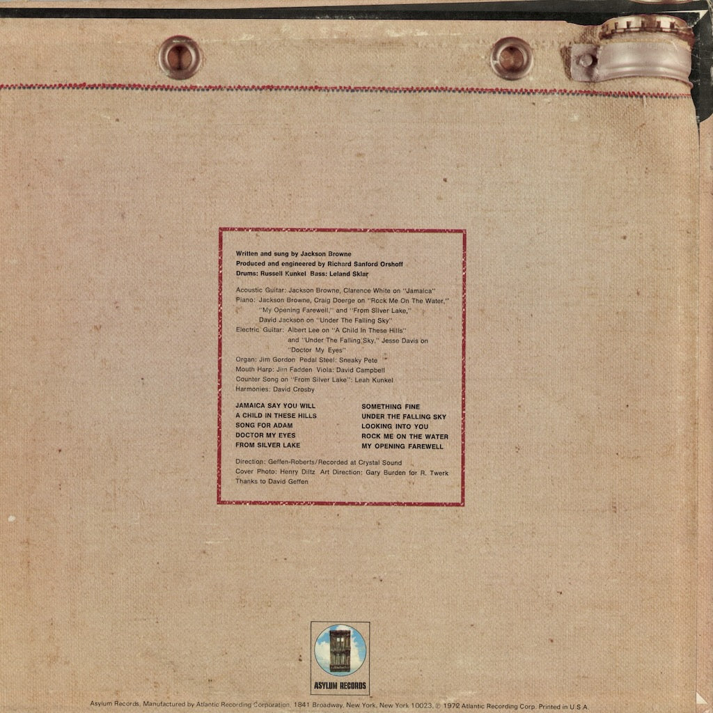 Jackson Browne / ジャクソン・ブラウン / Jackson Browne (1972) (SD 5051)