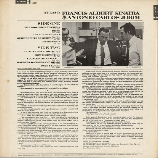 Francis Albert Sinatra & Antonio Carlos Jobim - S.T. (FS 1021) 1967 US Reprise｜中古LP