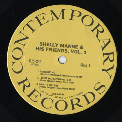 Shelly Manne & His Friends / シェリー・マン / Shelly Manne & His Friends Vol. 1  (OJC-240)