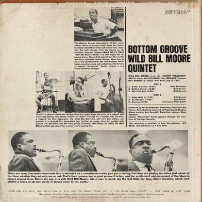 Wild Bill Moore Quintet – Bottom Groove (JLP 54) 1961 US JAZZLAND | 中古LP