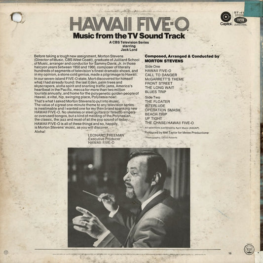 Mort Stevens And His Orchestra - Hawaii Five-O (O.S.T.) (ST-410) LP 1969 US Capitol｜中古LP