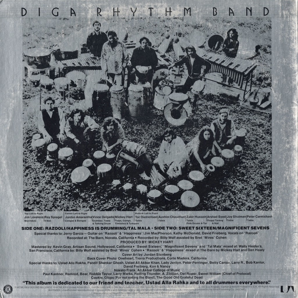 Diga Rhythm Band / ディガ・リズム・バンド / Diga (RX-LA600-G)