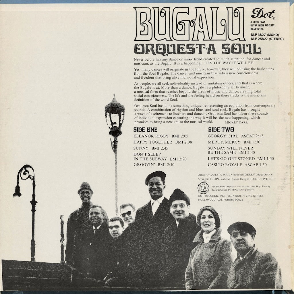 Orquesta Soul – Bugalu (DLP 25827) LP 1967 US DOT | 中古LP