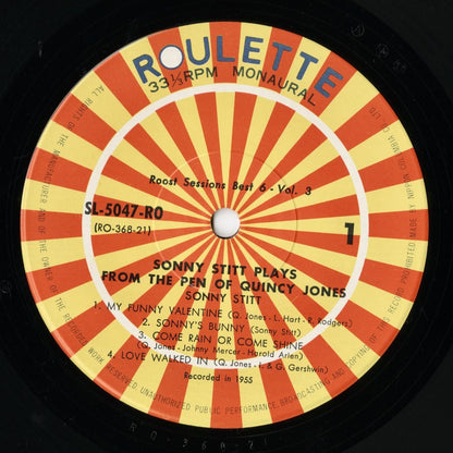 Sonny Stitt / ソニー・スティット / Plays Arrangements From The Pen Of Quincy Jones (SL-5047-RO)