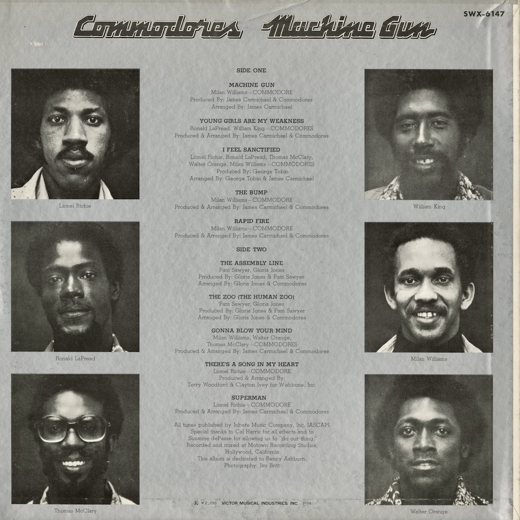 Commodores / コモドアーズ / Machine Gun (SWX-6147)