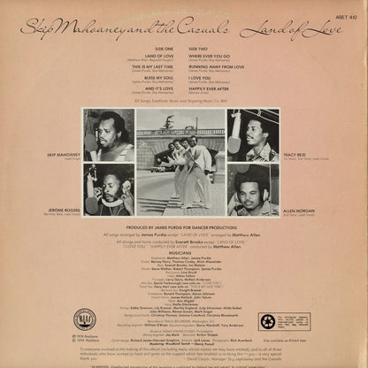 Skip Mahoaney & The Casuals - Land Of Love (ABET410) 1976 US Abet｜中古LP