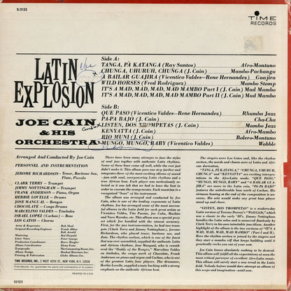Joe Cain & His Orchestra - Latin Explosion (52123) 1964 US TIME｜中古LP