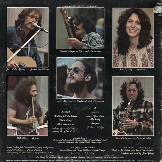 Jesse Colin Young - On The Road (BS 2913) 1976 US Warner Bros.｜中古LP