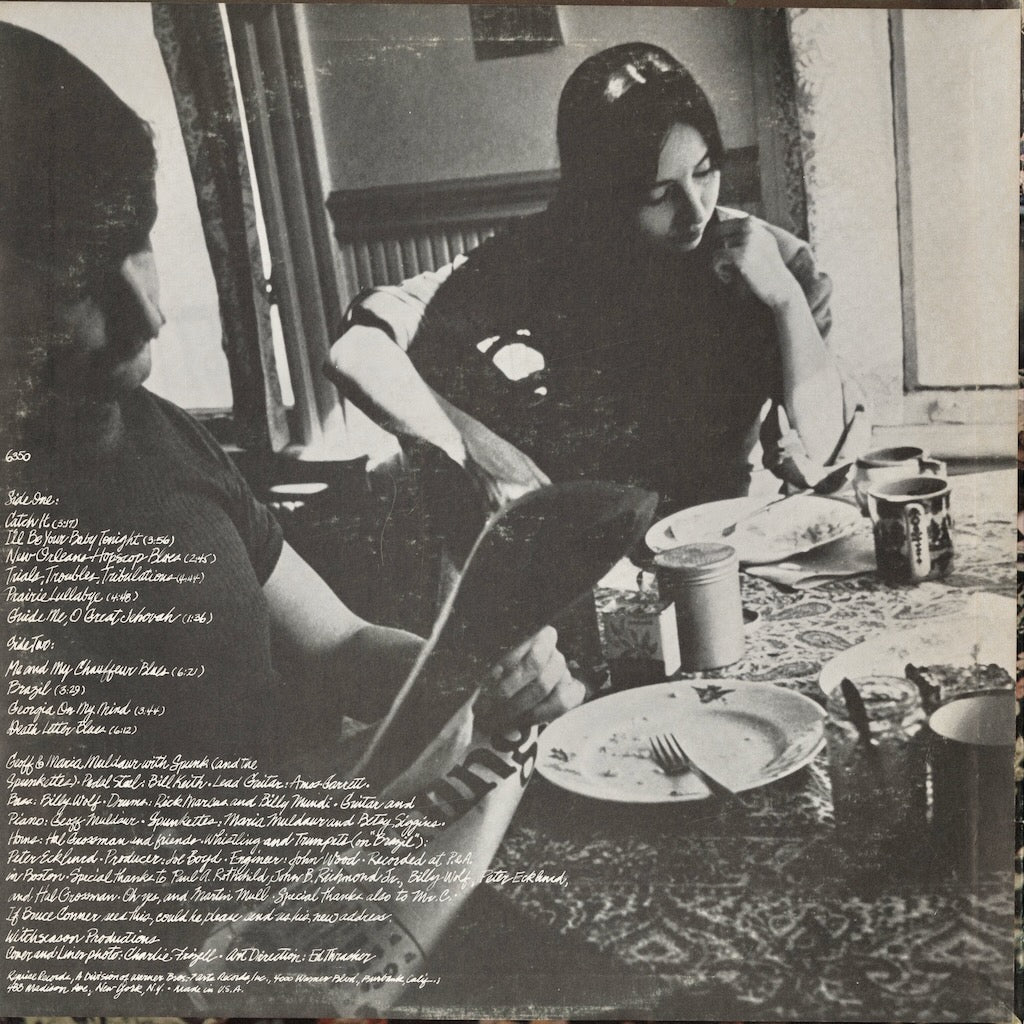 Geoff & Maria Muldaur / ジェフ・アンド・マリア・マルダー / Pottery Pie (RS 6350)