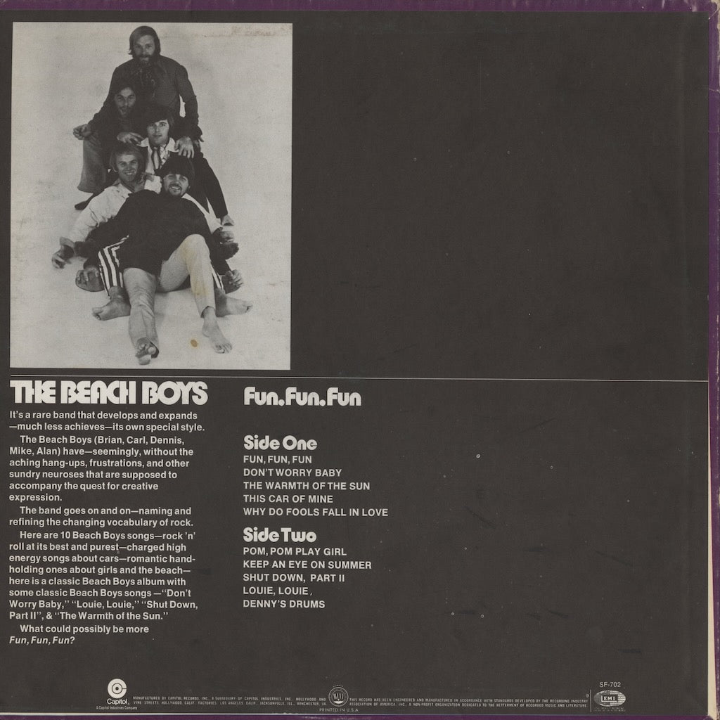 The Beach Boys / ビーチ・ボーイズ / Fun, Fun, Fun (SF-702)