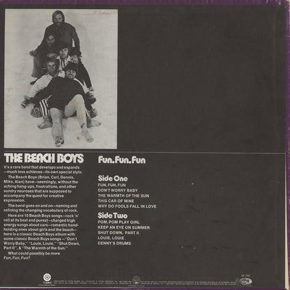 The Beach Boys / ビーチ・ボーイズ / Fun, Fun, Fun (SF-702)