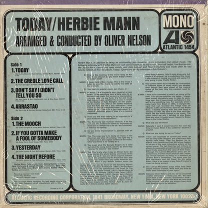 Herbie Mann / ハービー・マン / Today! (1454)