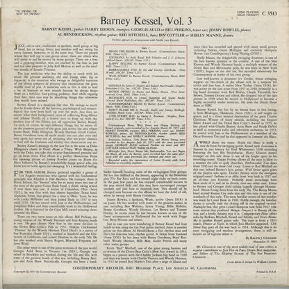 Barney Kessel / バーニー・ケッセル / Vol. 3, To Swing Or Not To Swing (C3513)