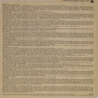 Carole King - Tapestry（Ode70ロゴ）(SP-77009) 1971 US Ode｜中古LP