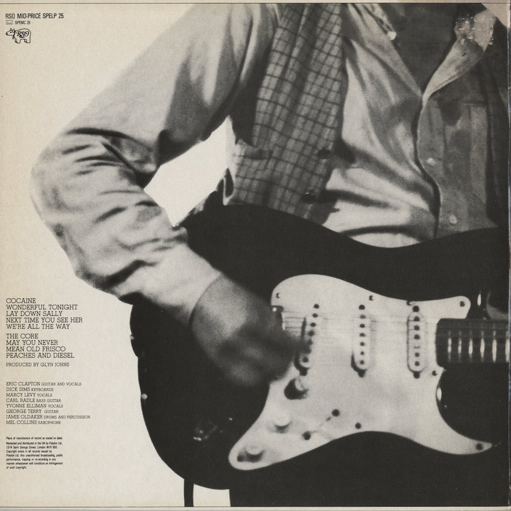 Eric Clapton - Slowhand (SPELP 25) LP 1983 UK RSO