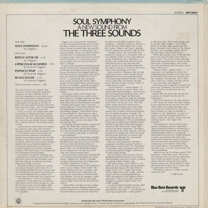 The Three Sounds / スリー・サウンズ / Soul Symphony (BST-84341) US BLUENOTE LIBERTY 青黒Lbl.