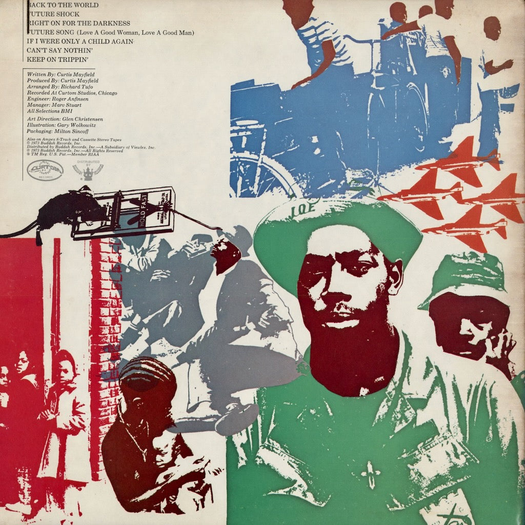 Curtis Mayfield - Back To The World (CRS-8015) 1973 US Curtom｜中古LP