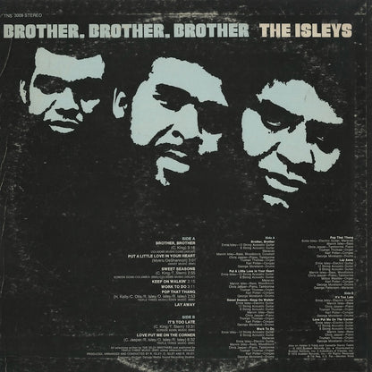 The Isley Brothers / アイズレー・ブラザーズ / Brother, Brother, Brother (TNS 3009)