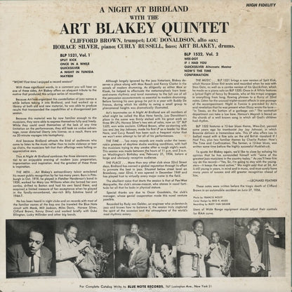 Art Blakey / アート・ブレイキー / A Night At Birdland Volume 2 (BLP 1522)
